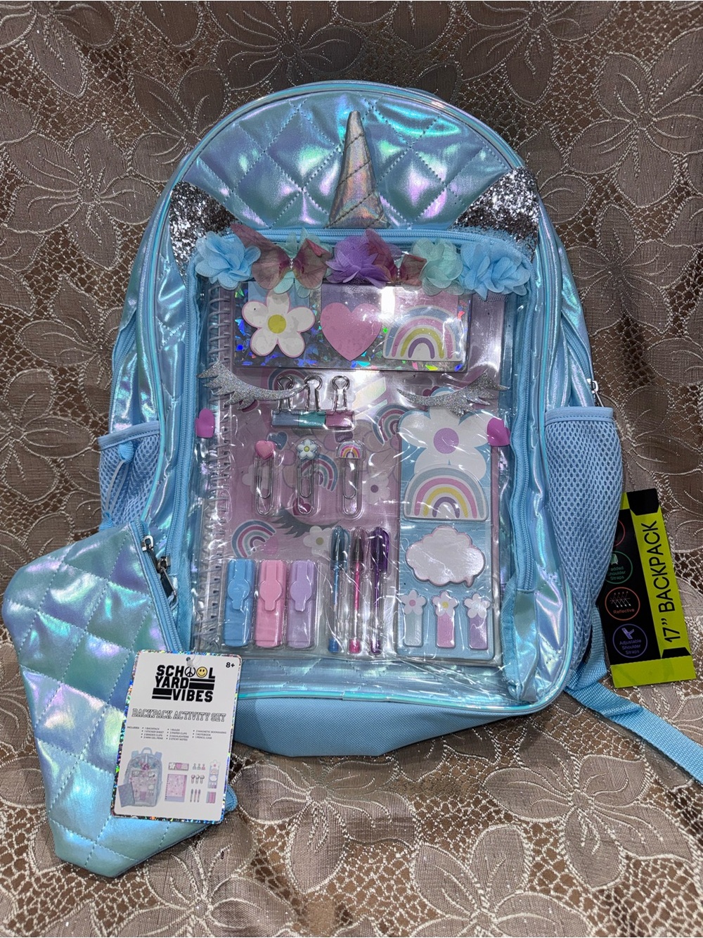 Unicorn Backpack 25pc Set